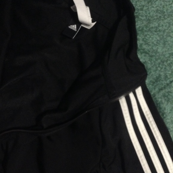 ADIDAS TRACK ZIP UP 3 STRIPED JACKET - Picture 1 of 4